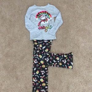 Girls Christmas/Winter Pajamas, Loose-Fit